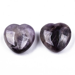 Natural Amethyst Heart Love Stones&nbsp;G-S330-13A