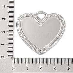 Anti-Tarnish 304 Stainless Steel Pendants&nbsp;STAS-D194-18S