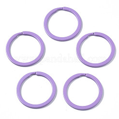 Spray Painted Iron Split Key Rings&nbsp;KEYC-S255-003
