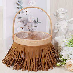 1Pc Suede Fabric Tassels Ribbon&nbsp;OCOR-GF0005-60A-03