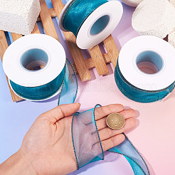 3 Rolls Polyester Organza Ribbons&nbsp;SRIB-TA0001-26B