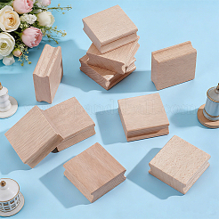 Square Grooved Wood Blocks for Stamp Carving&nbsp;WOOD-WH0062-58