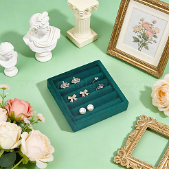 MDF Covered with Velvet Ring Organizer Display Trays&nbsp;RDIS-WH0011-39A