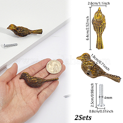 Bird Shaped Zinc Alloy Cabinet Knob&nbsp;FIND-WH0816-253AG
