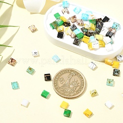 80Pcs 10 Styles 2-Hole Glass Seed Beads&nbsp;SEED-YW0002-94