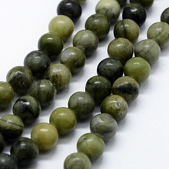 Natural Chinese Southern Jade Beads Strands&nbsp;X-G-I199-07-8mm