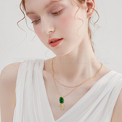 30Pcs Light Gold Plated Alloy Enamel Pendants&nbsp;ENAM-FH0001-68
