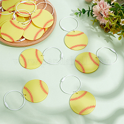 24Pcs Acrylic Pendant Decorations&nbsp;HJEW-ME00022