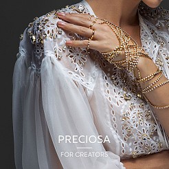 Preciosa&reg MAXIMA Crystal Round Stones&nbsp;Y-PRC-RBSS8-00030-200