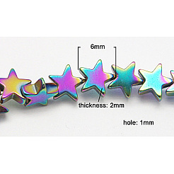 Non-Magnetic Synthetic Hematite Beads Strands&nbsp;X-G-Q519-1