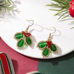 304 Stainless Steel Leaf Dangle Earrings&nbsp;EJEW-MZ00622