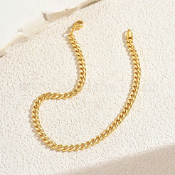 Brass Cuban Link Chain Anklets for Women&nbsp;HZ6159