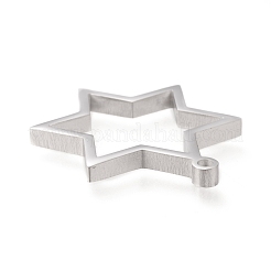 Non-Tarnish 304 Stainless Steel Open Back Bezel Pendants&nbsp;STAS-K208-12P-A