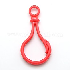 Bulb Shaped Plastic Lobster Keychain Clasp Findings&nbsp;KEYC-A022-M