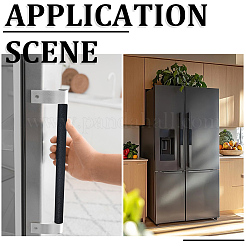 PU Leather Refrigerator Handle Protective Cover&nbsp;DIY-CL0002-40B