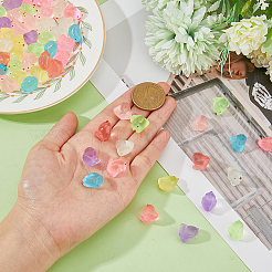 120Pcs 8 Colors Luminous Resin Chick Display Decoration&nbsp;RESI-DC0001-29