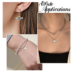 24Pcs 6 Colors Alloy Resin Pendants&nbsp;FIND-CJ0004-96