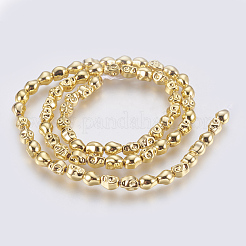 Electroplated Non-magnetic Synthetic Hematite Bead Strand&nbsp;G-E495-05