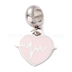 304 Stainless Steel European Dangle Charms&nbsp;STAS-I192-13P