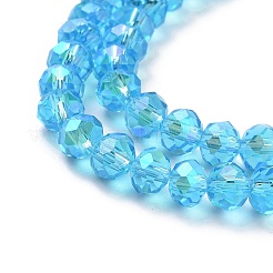 Electroplate Glass Beads Strands&nbsp;EGLA-A034-T4mm-L03