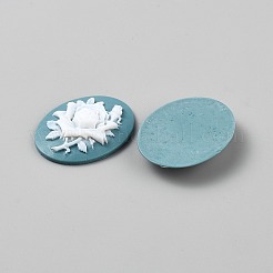 Resin Cabochons&nbsp;LS-CRES-WH0018-02C
