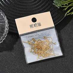 SHEGRACE Brass French Hooks with Loop&nbsp;XGR0002G-02G