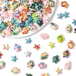 200Pcs 20 Styles Synthetic Turquoise Dyed Beads Sets&nbsp;G-YW0002-40