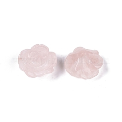 Natural Rose Quartz Carved Beads&nbsp;G-Q601-41A-02