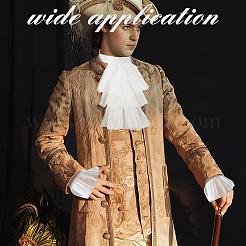 Detachable Cloth Mesh False Collar & Cuff Sleeve Sets&nbsp;DIY-WH0591-540