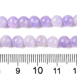 Dyed Natural White Jade Beads Strands&nbsp;G-T138-6mm-210-10