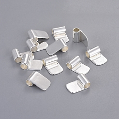 Brass Glue-on Flat Pad Bails&nbsp;X-KK-D519-B-S