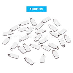 304 Stainless Steel Stamping Blank Tag Charms&nbsp;STAS-UN0006-69P