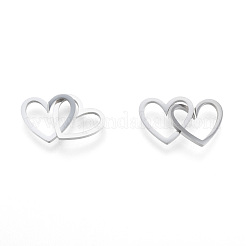 Non-Tarnish 201 Stainless Steel Linking Rings&nbsp;STAS-N090-LA999-1