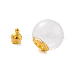 Glass Bottle Pendants&nbsp;GLAA-K056-08G