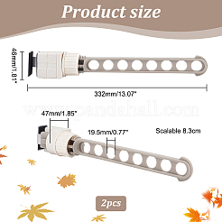 Portable Clothes Drying Rack&nbsp;LS-AJEW-WH0083-09B