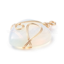 Opalite Pendants&nbsp;PALLOY-JF01490-01