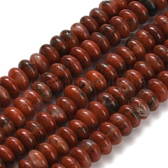 Natural Red Sesame Jasper Beads Strands&nbsp;G-Z110-B17-2x4mm