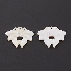 Natural Freshwater Shell Pendants&nbsp;BSHE-E028-14
