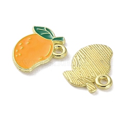Fruit Alloy Enamel Charms&nbsp;PALLOY-S058-01LG-29