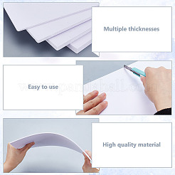 6Pcs 4 Styles Rectangle PVC Foam Board&nbsp;AJEW-GA0008-11