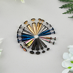 20Pcs 10 Colors Stainless Steel Ear Taper Stretcher&nbsp;EJEW-FI0001-69