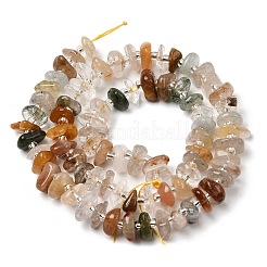 Natural Colorful Rutilated Quartz Beads Strands&nbsp;G-L649-C05-01