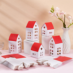 44Pcs 2 Styles Paper Candy Packaging Boxes with Window&nbsp;CON-BC0007-67