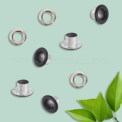 300 Sets Iron Grommet Eyelet Findings&nbsp;SCRA-GF0001-09A