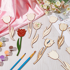 60Pcs 3 Style Unfinished Wood Sheet&nbsp;DIY-NB0008-47