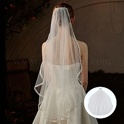 Nylon Mesh Bridal Veils&nbsp;AJEW-WH20018-77