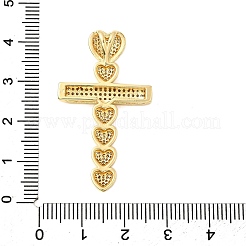 Brass Micro Pave Cubic Zirconia Pendants&nbsp;KK-A266-05C-G