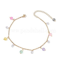 304 Stainless Steel Link Chain Anklets&nbsp;AJEW-AN00699-01