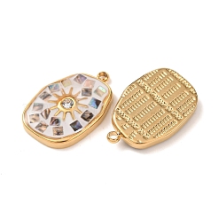 304 Stainless Steel Enamel Pendants&nbsp;STAS-F352-04B-01