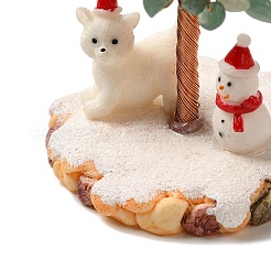 Christmas Natural Green Aventurine Chips Tree Decorations&nbsp;DJEW-K028-01E